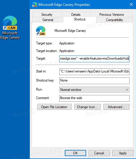 Force Enable Edge New Download Flyout