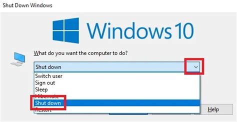 Force Shut Down The Computer