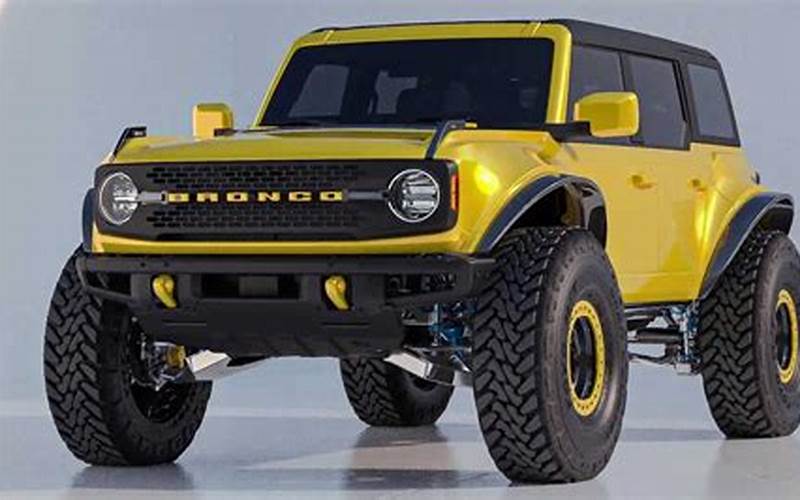 Ford Bronco Off-Road Vehicle Benefits
