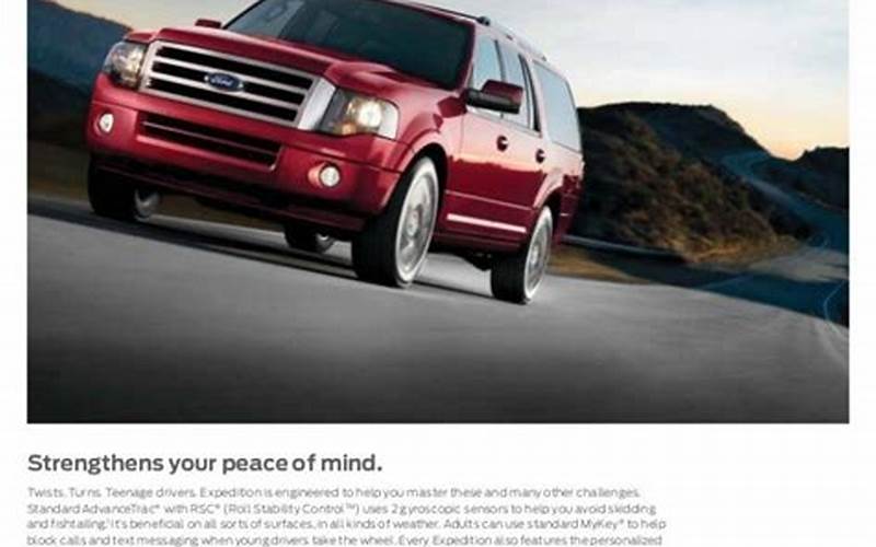 Ford Expedition Brochure Information