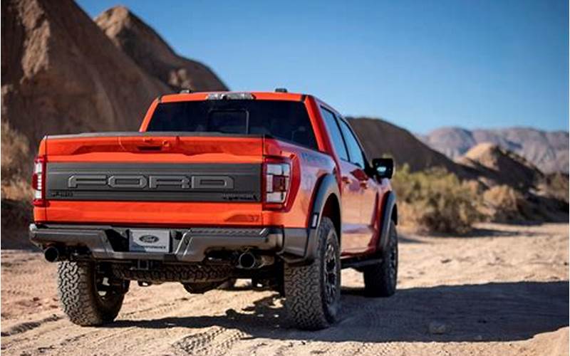 Ford F150 Raptor Back View