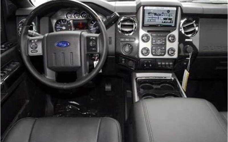 Ford F250 Black Ops Interior