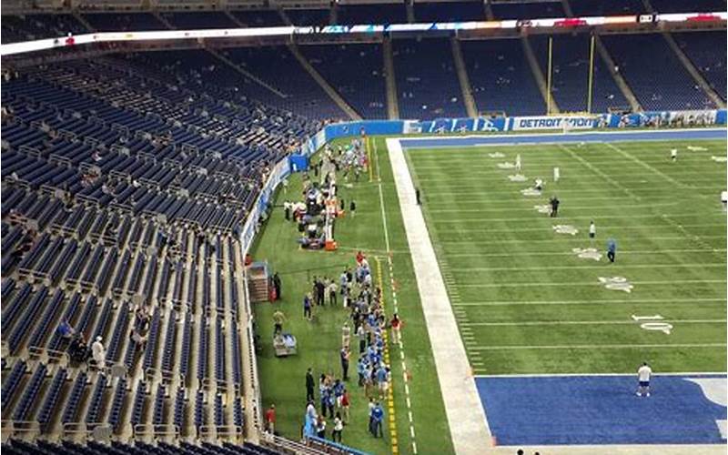 Ford Field Lower Bowl Seating