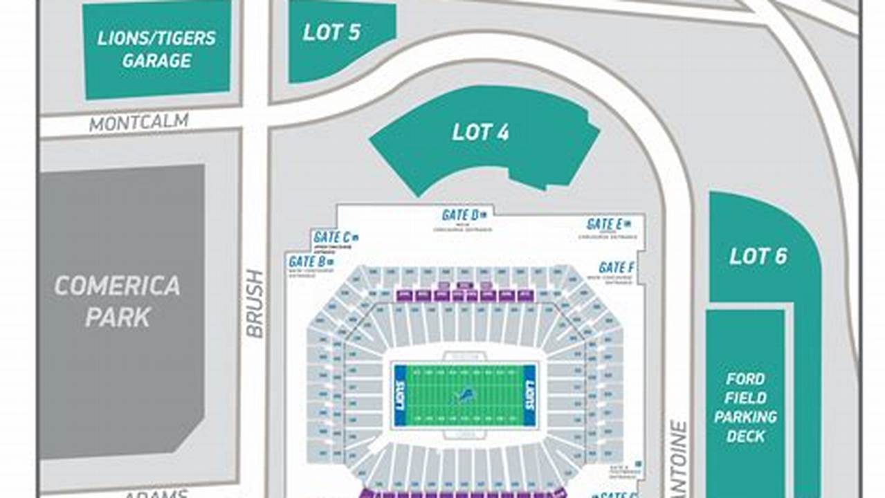 Ford Field On Map 2025
