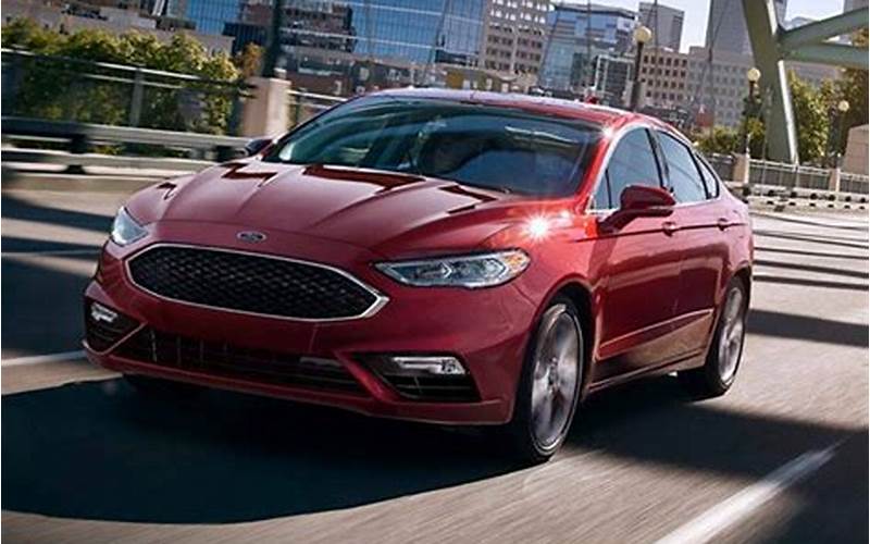 Ford Fusion On The Road Image