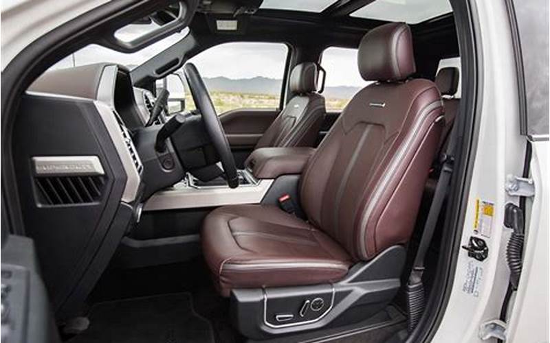 Ford Platinum F250 Interior
