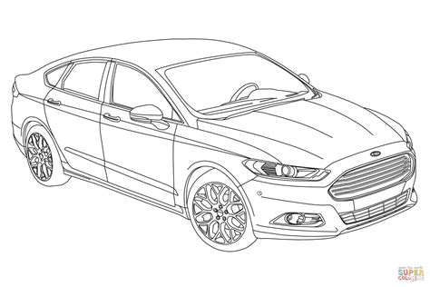 Ford Car Coloring Pages