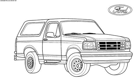 Ford Cars Coloring Pages