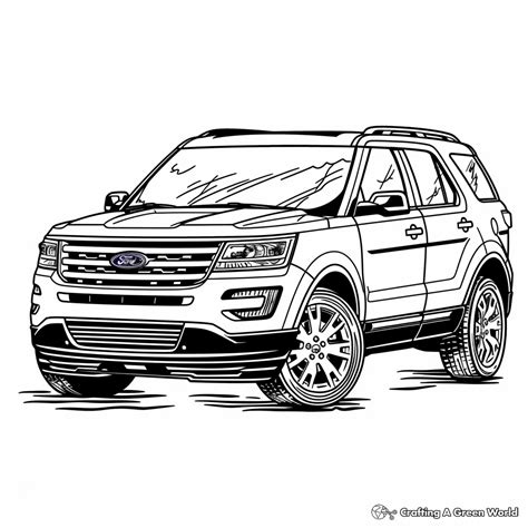 Ford Coloring Pages For Kids