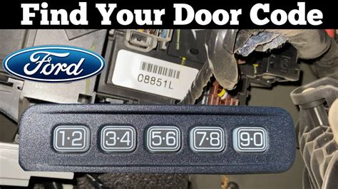 Ford Door Code Reset