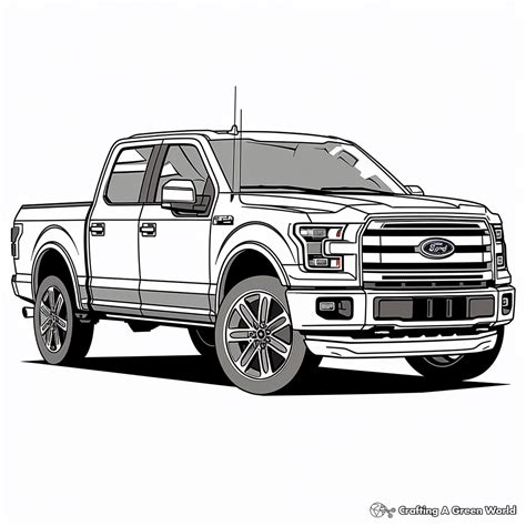 Ford F150 Coloring Pages