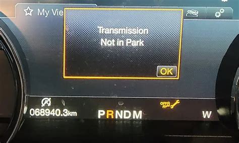 Unveiling the Mystery of the Ford Focus Transmission Not in Park Message - A Comprehensive Guide for Your Peace of Mind