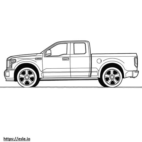 Ford Lightning Coloring Page