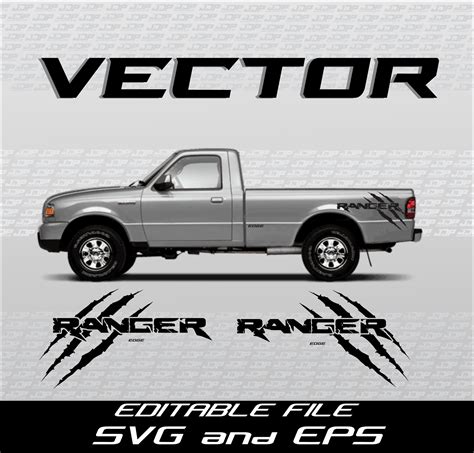 Unleash your wild side with the Ford Ranger SVG: A powerful and versatile driving experience