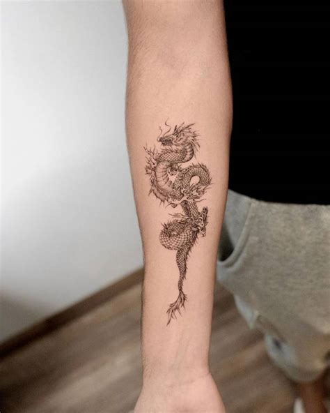 Forearm Dragon Tattoo