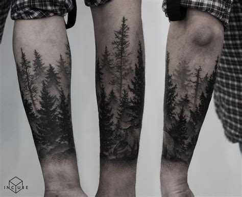 100 Forest Tattoo Designs For Men Masculine Tree Ink Ideas