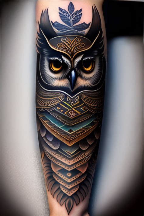 Forearm Owl Tattoos