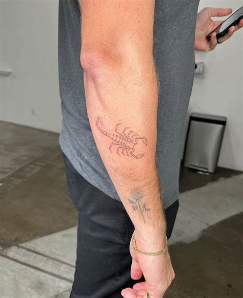Forearm Scorpion Tattoo