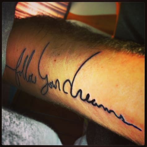 Forearm Signature Tattoos