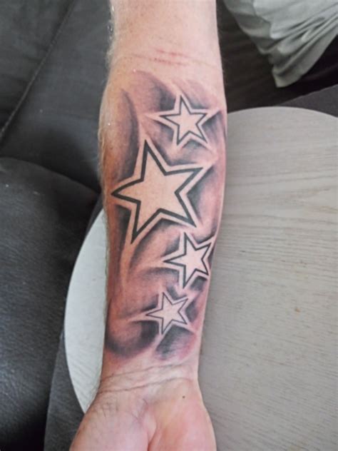 Forearm Star Tattoos
