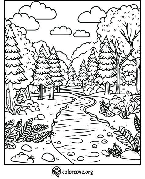 Forest Color Pages