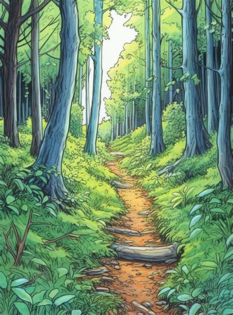 Forest Drawing Ideas