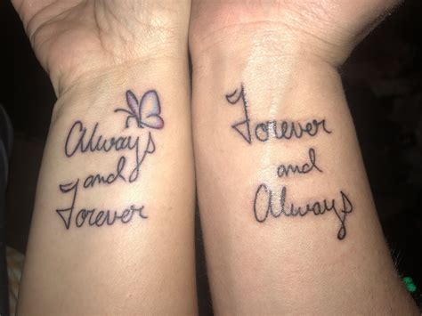Forever and always ambigram Ambigram tattoo, Forever and