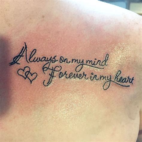 Forever In My Heart Tattoo