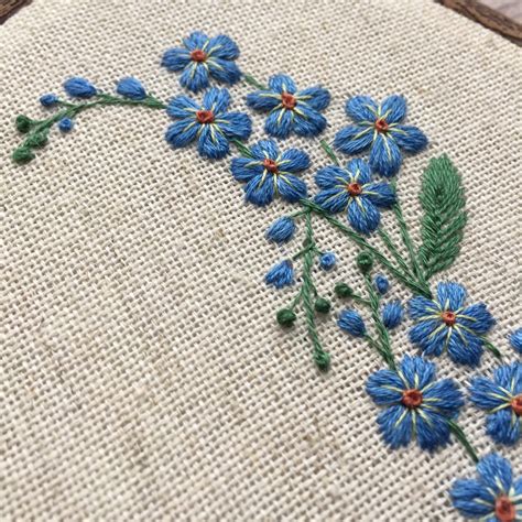 Forget Me Not Flower Jesse C. Mault Pattern