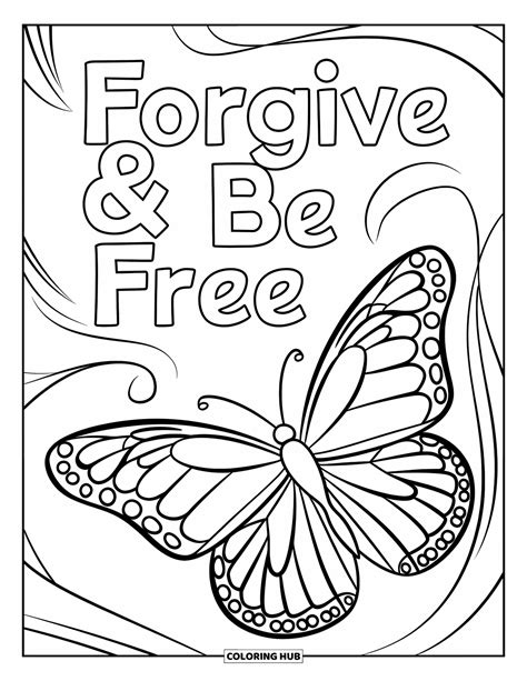 Forgive Coloring Page
