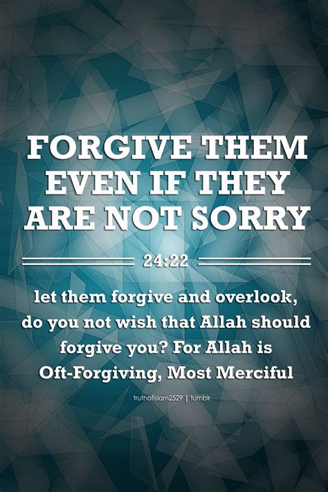 Forgiveness In Islam Quotes