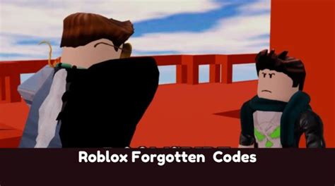 Forgotten Roblox Codes