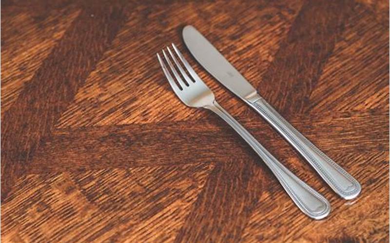 Fork And Knife With Plate