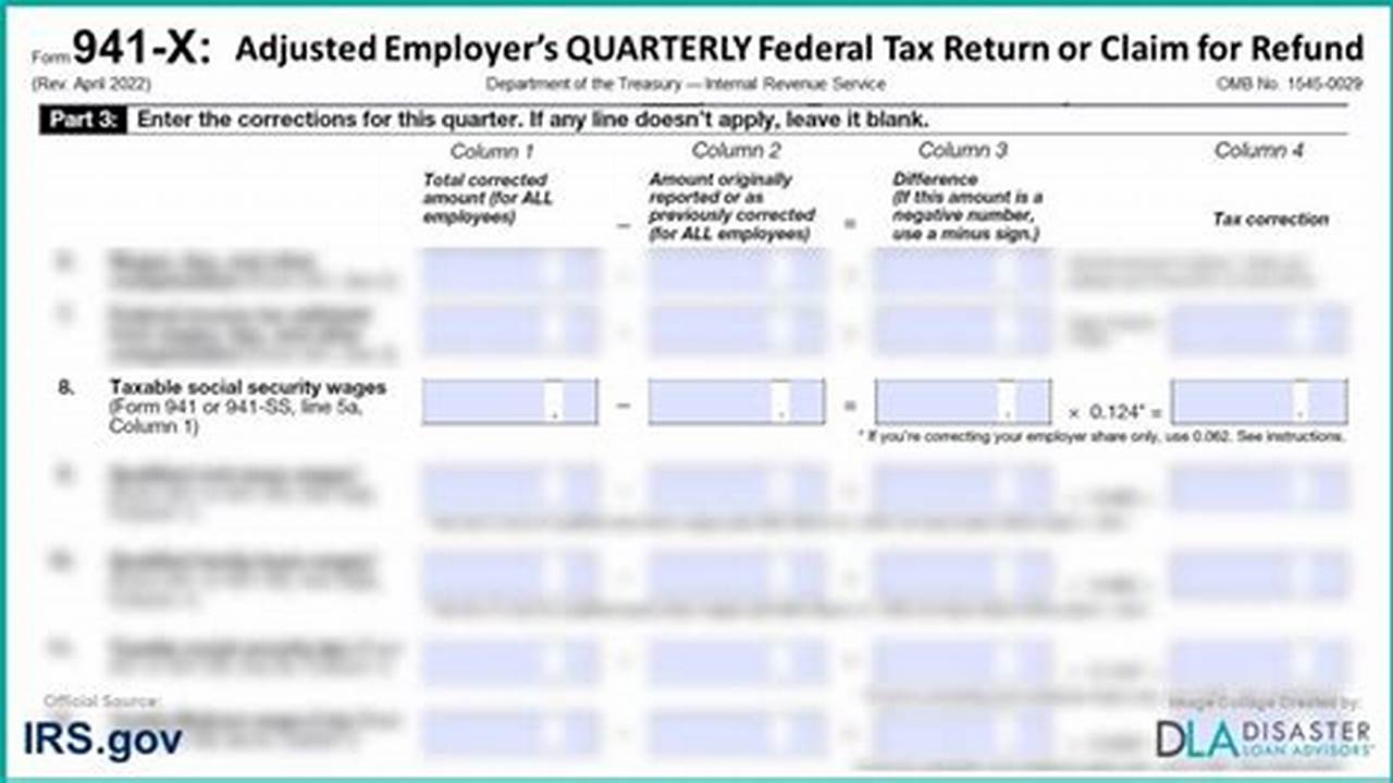 Form 941 Instructions 2024 Line By Line