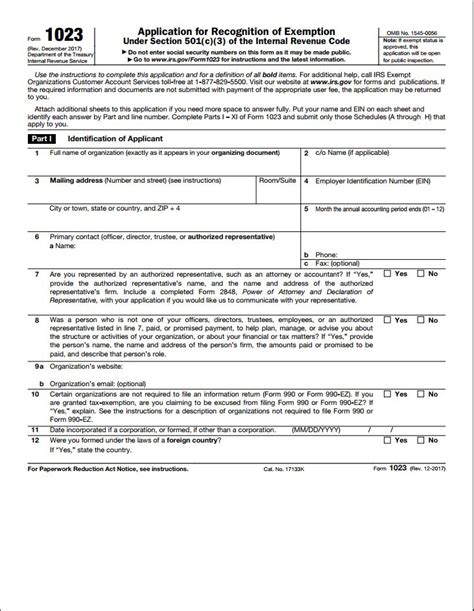 Form 1023: The Long-Form Application