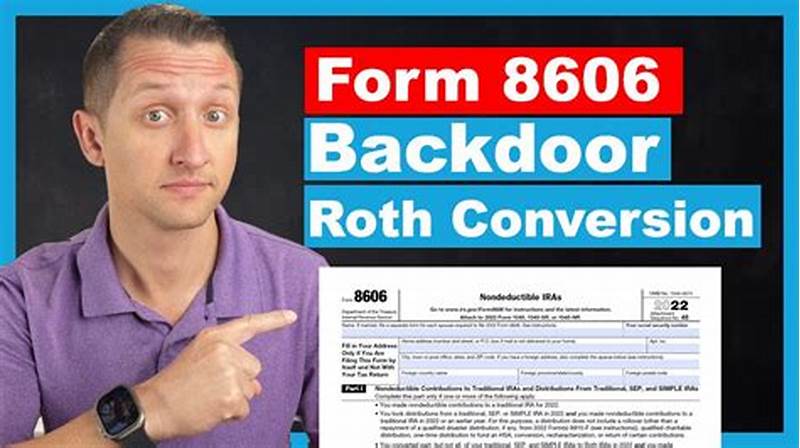 Form 8606 Roth Conversion Example