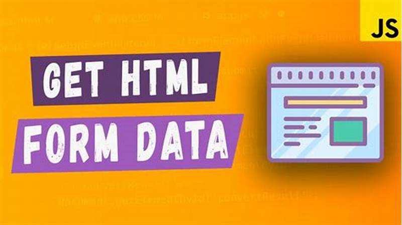 Form Data In Javascript