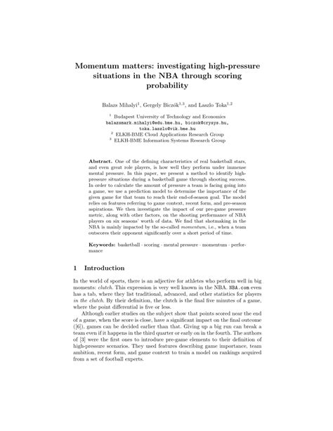 Form Guide and Recent Performances: Momentum Matters