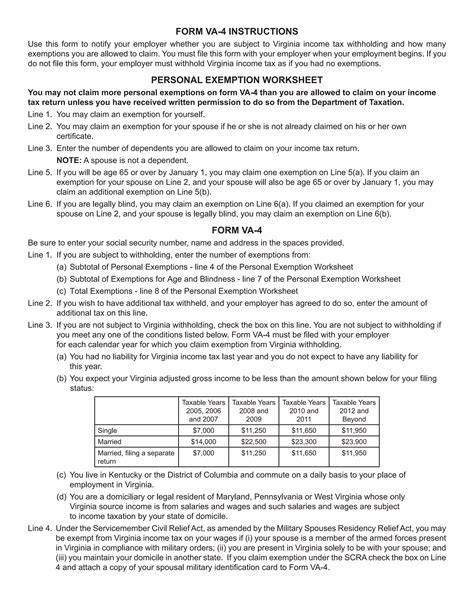Form Va 4 Instructions – Instructions, Pdf & Complete Guide