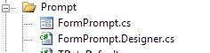 Form and designer files not linking in Solution Explorer