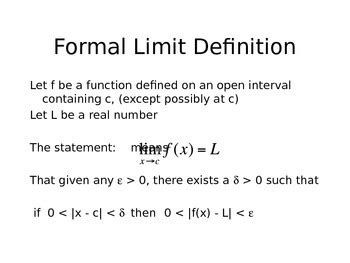 Unlocking the Mysteries of Calculus: Formalizing the Definition of Limits