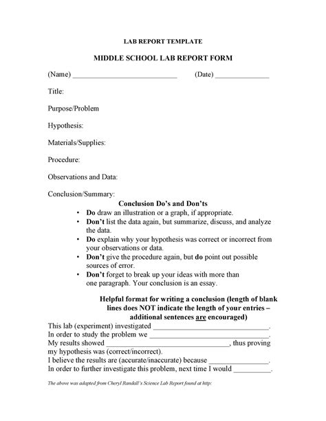 Formal Lab Report Example : Biological Science Picture With Regard To