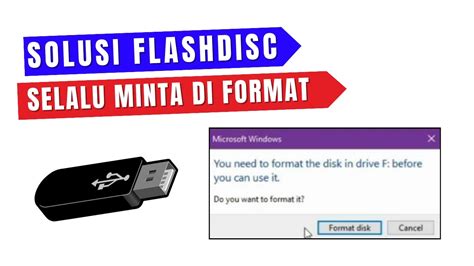 Format Flashdisk Rusak: 4 Solusi Ampuh
