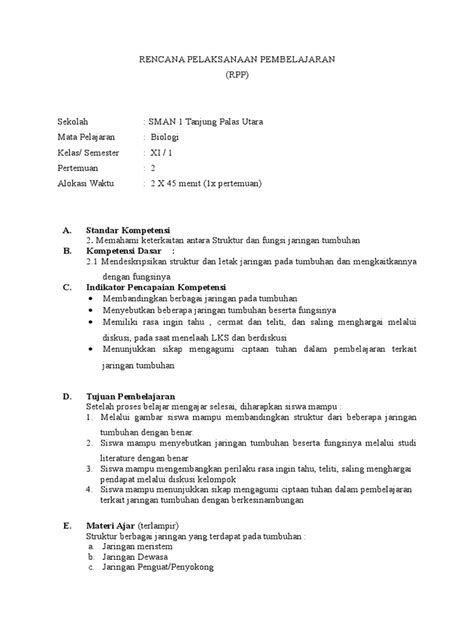 Format Rpp Ktsp Sd