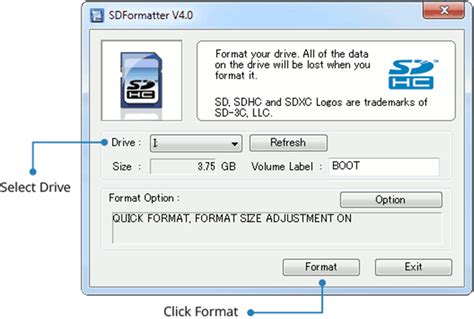 Format Your microSD Memory Card