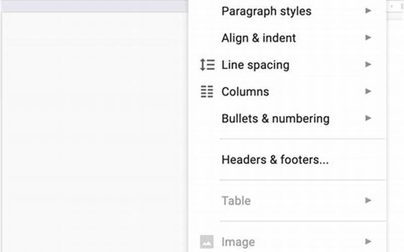 Formatting And Styling In Google Docs