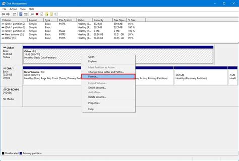 Formatting an SD Card With Multiple Partitions Using the Disk Management Tool