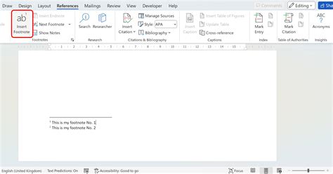 Formatting and Customizing Footnotes in Microsoft Word