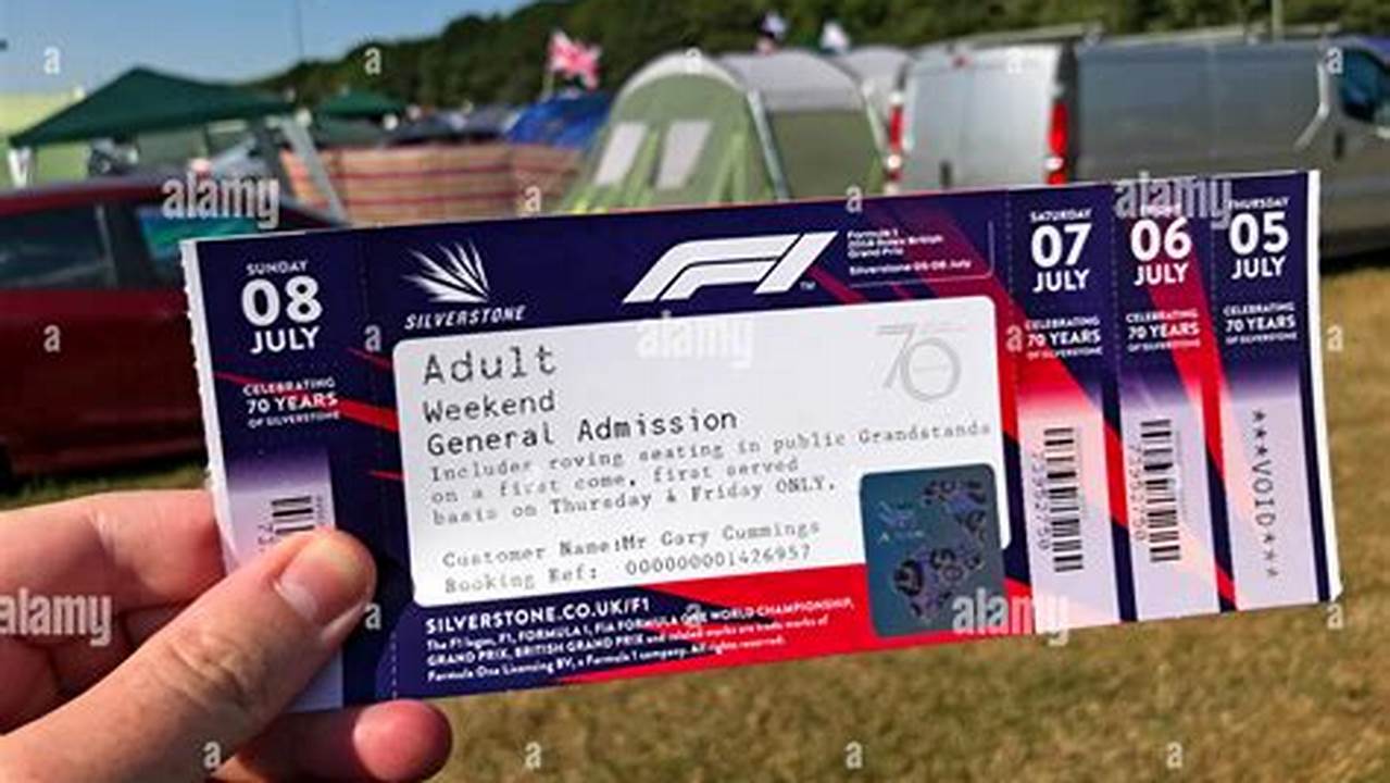 Formula 1 2025 Tickets Cost