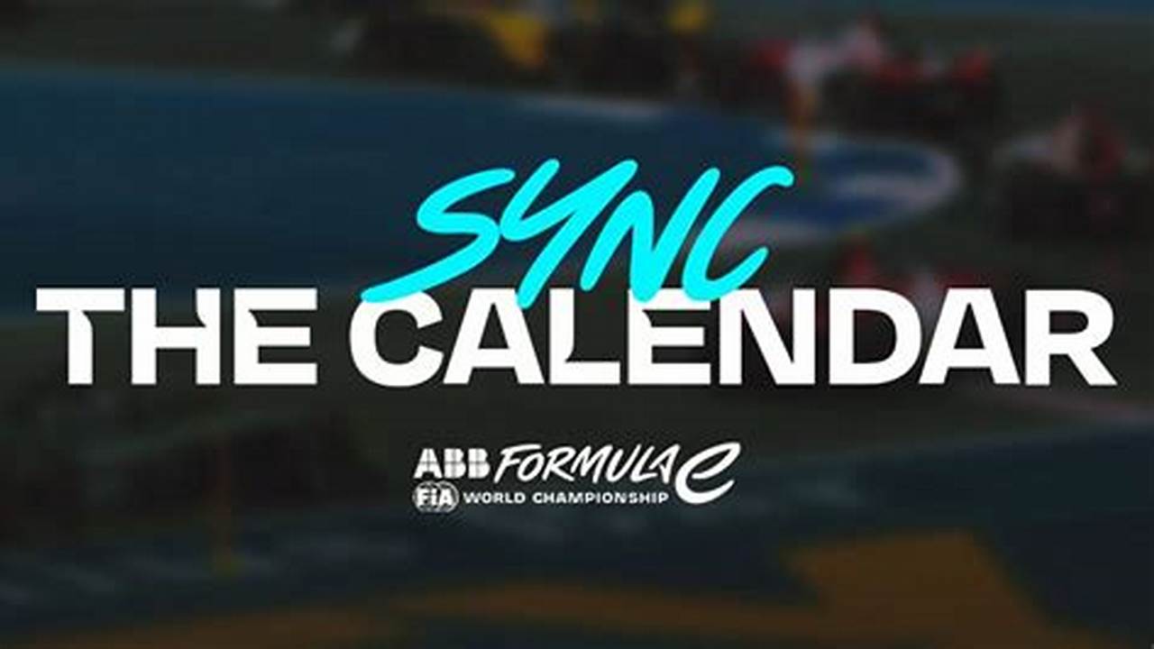 Formula E Calendar Sync